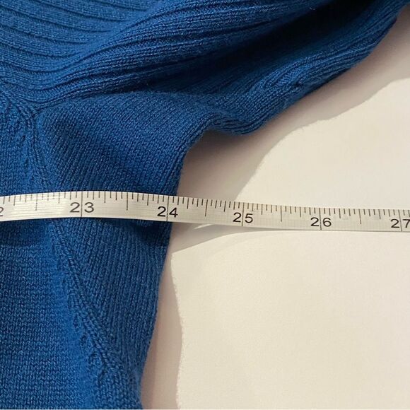 Duluth Trading Co. Merino Wool Blend Pullover Blue Sweater Men's Size Large - Picture 9 of 14